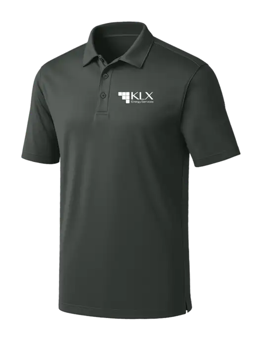 Dark Grey Silk Touch Performance Polo w/KLX Logo