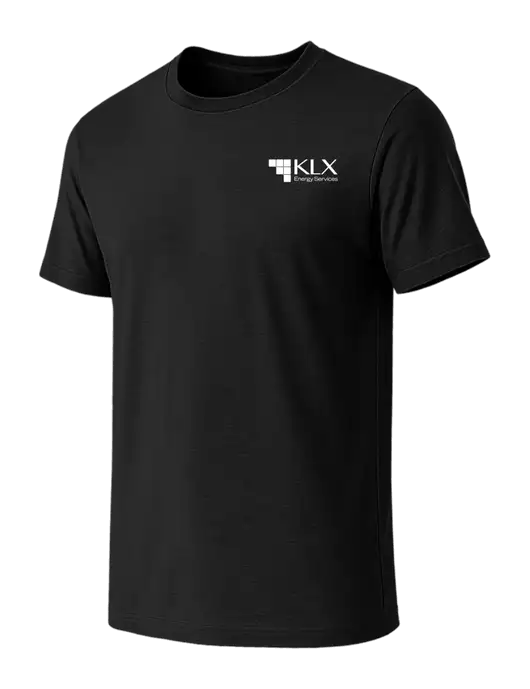 BELLA+CANVAS Black CVC Short Sleeve Tee w/KLX Logo