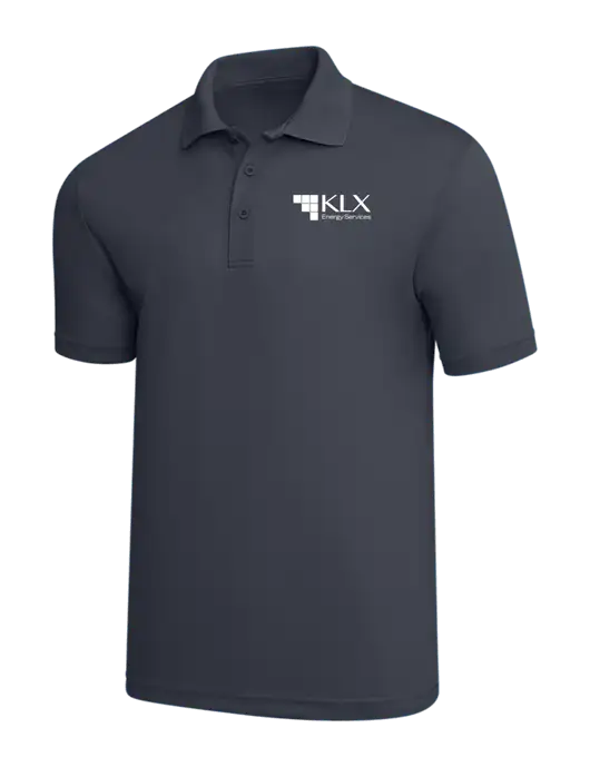 Dark Grey PosiCharge RacerMesh Polo w/KLX Logo
