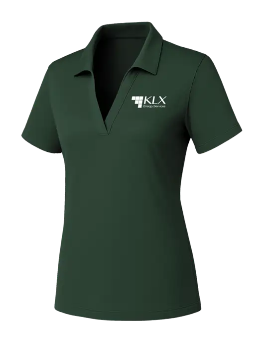 Womens Dark Green PosiCharge RacerMesh Polo w/KLX Logo