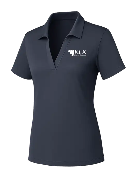 Womens Dark Grey PosiCharge RacerMesh Polo w/KLX Logo
