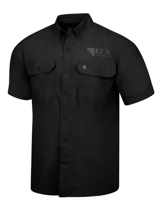 Carhartt Force Black Solid Short Sleeve Shirt w/KLX Logo