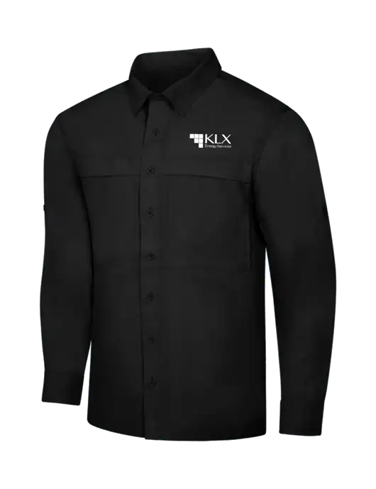 Black Long Sleeve UV Daybreak Shirt w/KLX Logo