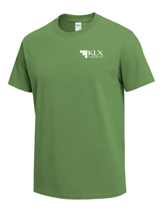 Light Kelly Green Heavyweight 6.1 oz T-Shirt w/KLX Logo