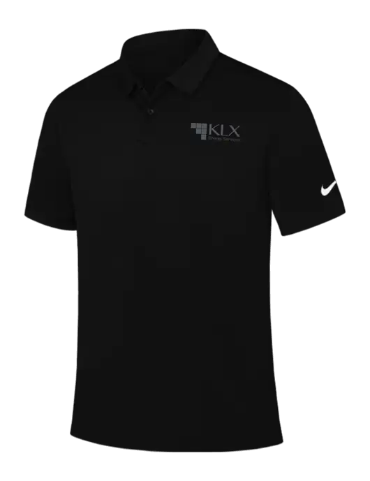 Nike Black Dry Essential Solid Polo w/KLX Logo