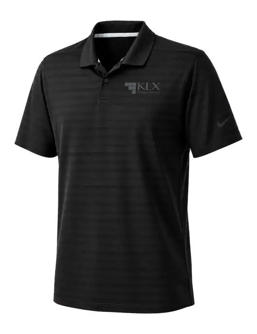 Nike Black Dri-FIT Vapor Jacquard Polo w/KLX Logo