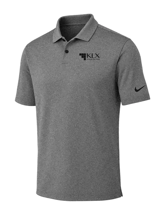 Nike Dark Grey Heather Dri-FIT Vapor Polo w/KLX Logo