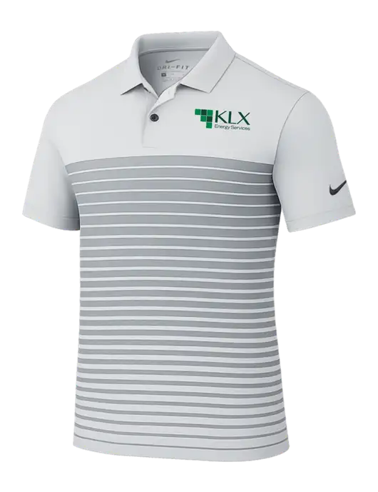 Nike Light Grey Dri-FIT Vapor Block Polo w/KLX Logo