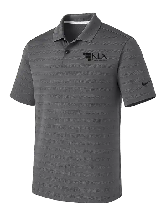Nike Dark Medium Grey Dri-FIT Vapor Jacquard Polo w/KLX Logo