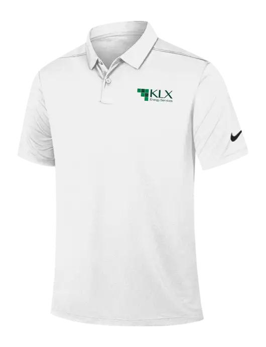 Nike White Dry Essential Solid Polo w/KLX Logo
