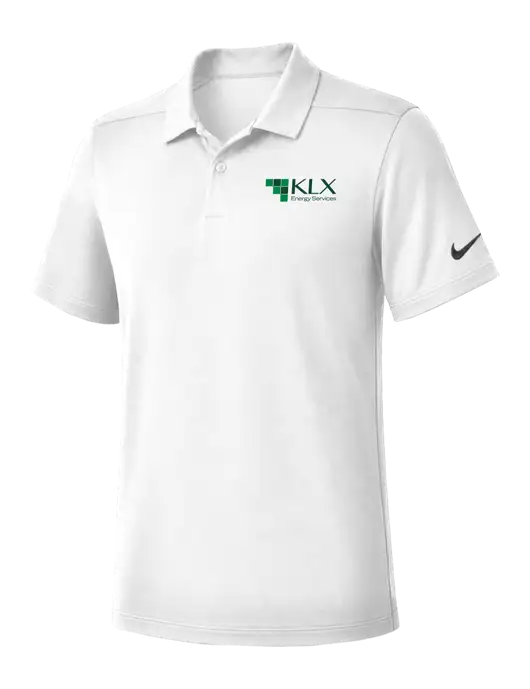 Nike White Dry Essential Solid Polo w/KLX Logo