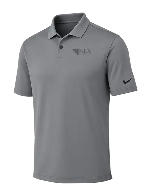 Nike Medium Grey Dri-FIT Vapor Polo w/KLX Logo