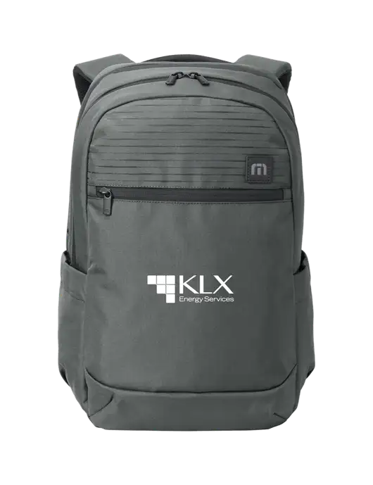 TravisMathew Dark Medium Grey Approach Backpack w/KLX Logo