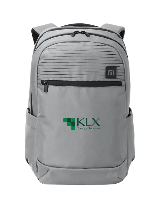 TravisMathew Light Grey Approach Backpack w/KLX Logo