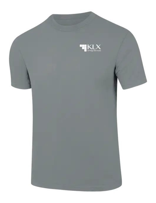Comfort Colors 6.1 oz Medium Grey Heavyweight Ring Spun T-Shirt w/KLX Logo