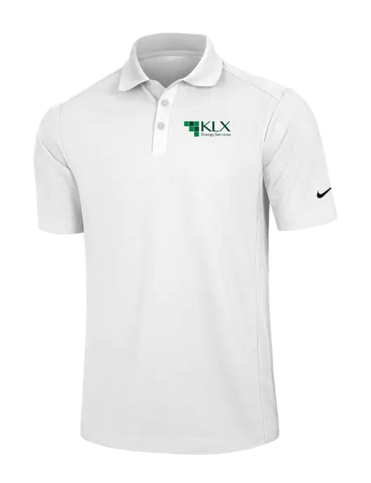 Nike White Dri-FIT Classic Polo w/KLX Logo