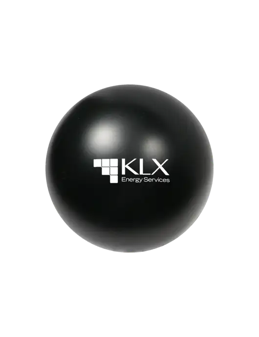 Black Stress Reliever Ball w/KLX Logo