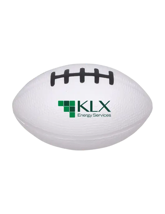 White Stress Reliever Football w/KLX Logo