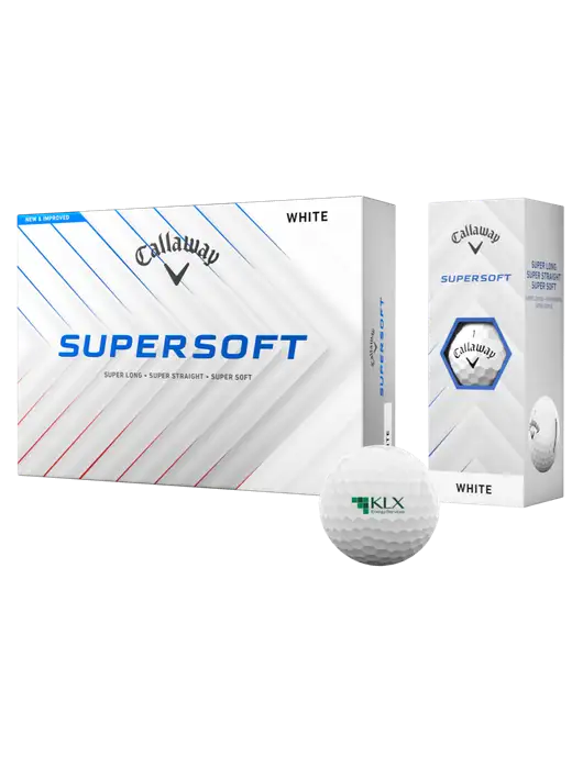 Callaway Supersoft Golf Balls 12/pk w/KLX Logo