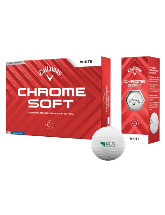 Callaway Chrome Soft Golf Balls 12/pk w/KLX Logo
