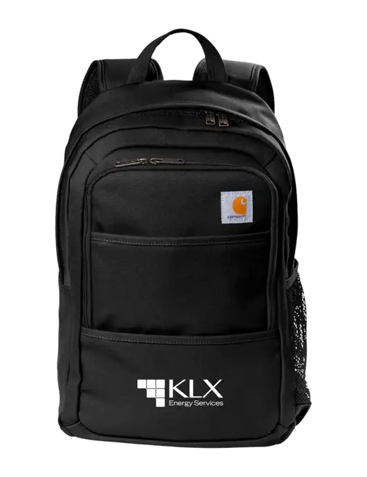 Carhartt Black Foundry Series Backpack w/KLX Logo