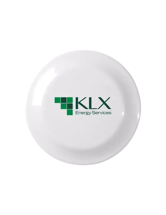 Fun White Flying Disc w/KLX Logo