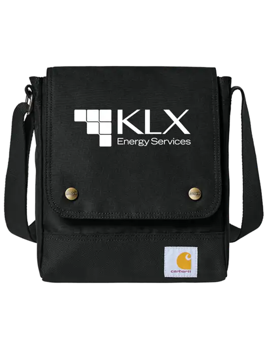 Carhartt Black Crossbody Snap Bag w/KLX Logo