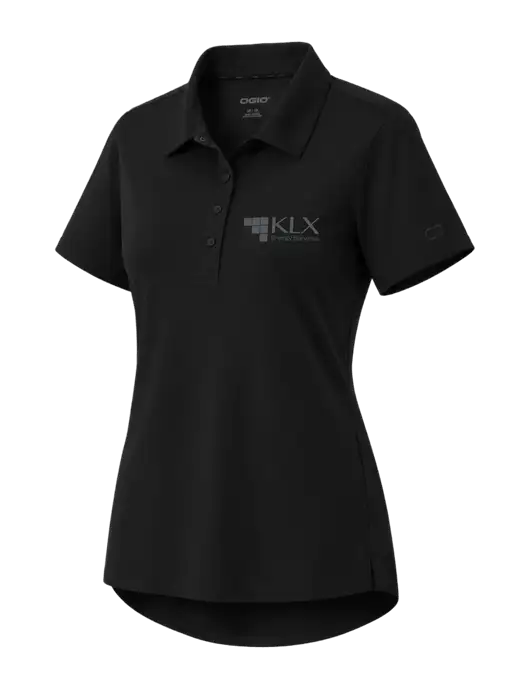 OGIO Womens Envision Black Polo w/KLX Logo