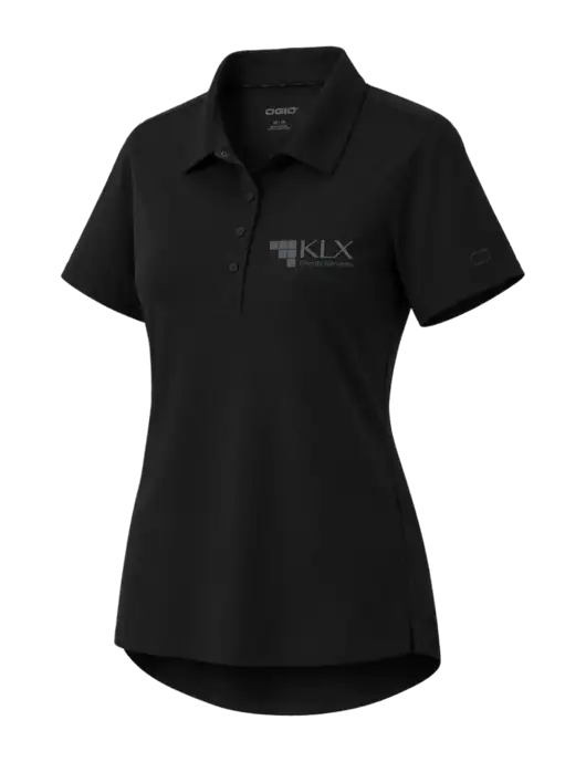 OGIO Womens Envision Black Polo w/KLX Logo
