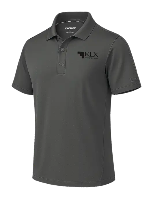 OGIO Envision Dark Medium Grey Polo w/KLX Logo