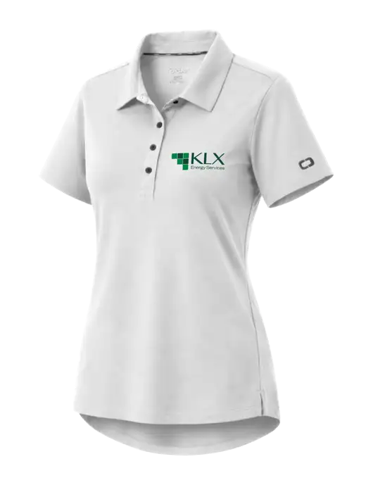 OGIO Womens Envision White Polo w/KLX Logo
