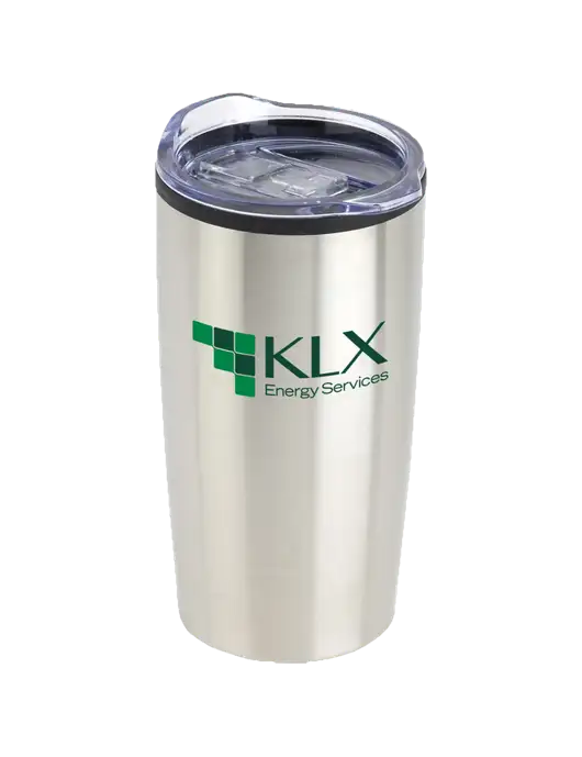Olympus Silver 20 oz Tumbler w/KLX Logo