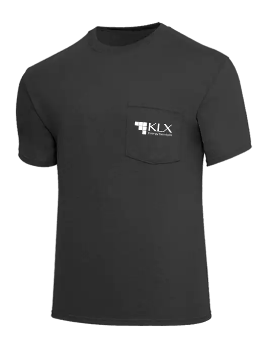 Core Blend Charcoal Grey Pocket T-Shirt w/KLX Logo
