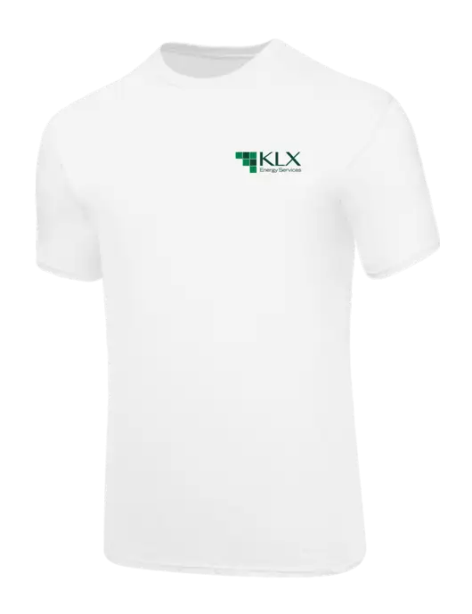 Core Blend White T-Shirt w/KLX Logo