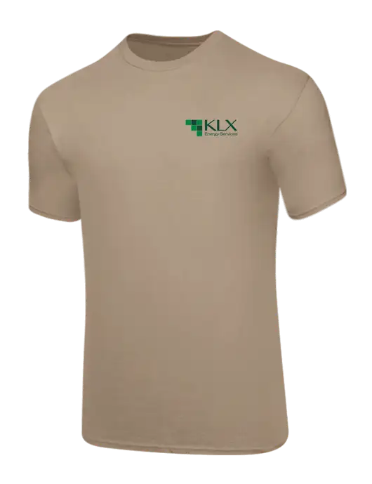 Core Blend Dark Tan T-Shirt w/KLX Logo