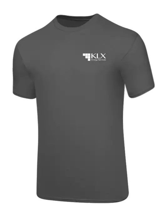 Core Blend Medium Grey T-Shirt w/KLX Logo