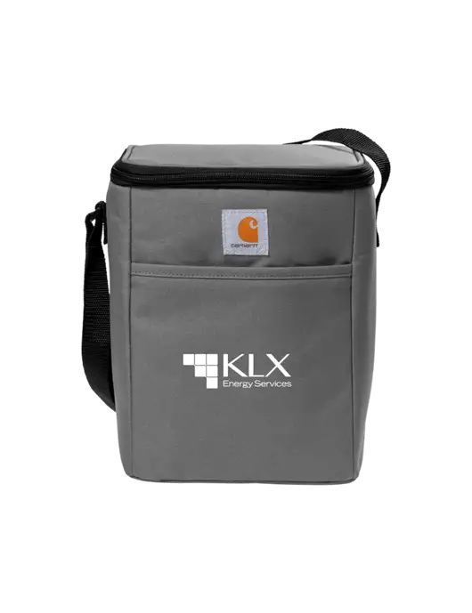 Carhartt Medium Grey Vertical 12-Can Cooler w/KLX Logo