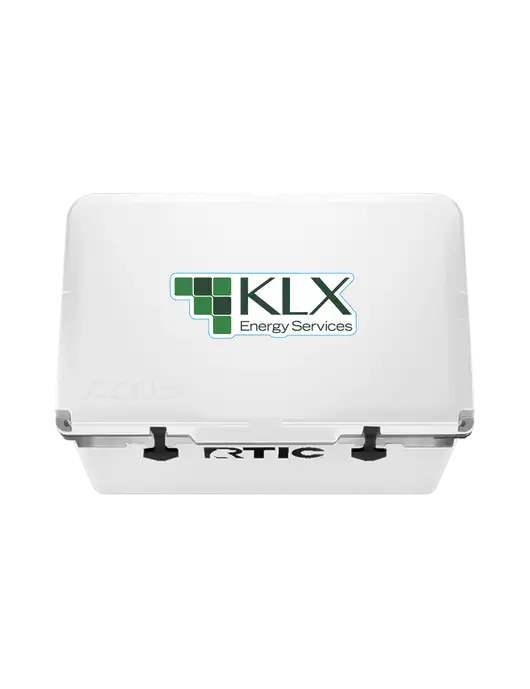 RTIC 52 Quart Ultra-Light White Hard Cooler w/KLX Logo